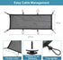 Under Desk Cable Management Net, 36PCS Under Table Cord Management Mesh Organizer Flexible Wire Hiders, Extra Large Capacity Wire Management Kit Under Desk, Fits Most Tables by CEVICANT