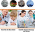 USB Digital Microscope 40X to 1000X, 8 LED Magnification Endoscope Camera with Carrying Case & Metal Stand