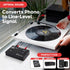 12V Pyle Phono Turntable Preamp - Mini Audio Stereo Phonograph Preamplifier with RCA Inputs & Outputs, Low Noise