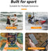 Waterproof Case for iPhone 15 Pro Max, IP68 Built-in Lens Screen Protector, Full Body Magnetic Protective Cover