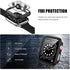 14 Pack Case with Tempered Glass Screen Protector for Apple Watch 38mm Series 3/2/1, Slim Guard Bumper Cover