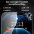 ImpactStrong Shatterproof Tempered Glass Screen Protector for iPhone 12 Mini, 3-Pack, Easy Installation Frame