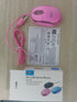 SOON GO Pink Computer Mouse with 1.5m USB Cable, Compatible with Windows, Mac, Ideal for Office, Home, Kids
