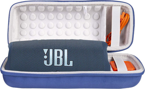 Khanka Hard Travel Case for JBL Charge 4 / Charge 5 Portable Waterproof Bluetooth Speaker (Blue)