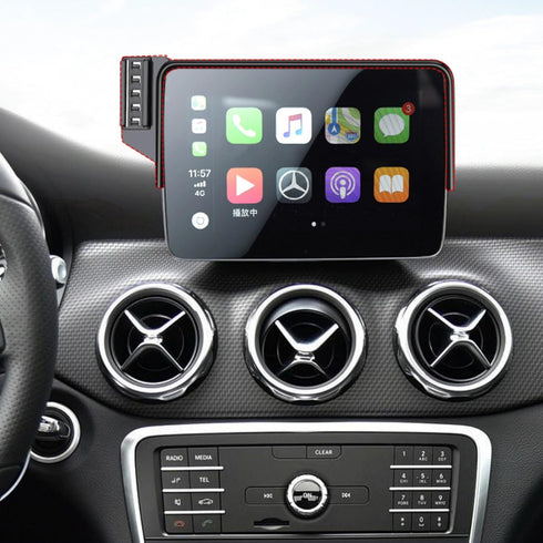 Car Phone Holder for 2015-2019 Mercedes GLA X156 CLA C117 W117, Phone Stand for 8-inch Navigation Screen