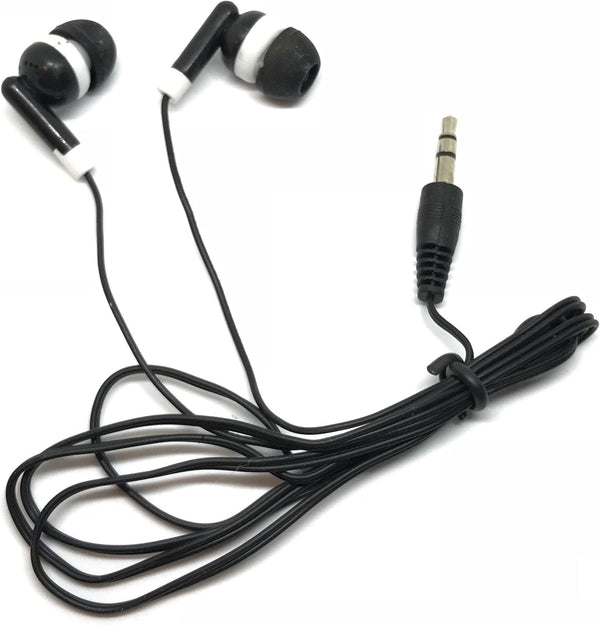 TFD Supplies Wholesale Bulk Earbuds Headphones 50 Pack for iPhone, Android, MP3