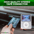 Car Cassette Adapter, Connect Smartphones and Laptops to Tape Decks, Stream Music via Car Speakers