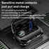 M41 Bluetooth Ear Buds, True Wireless Earbuds, 120Hrs Playback, IPX7 Waterproof, Bluetooth Earphones (Black)