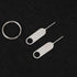 Apojgitn 2Pack Universal Sim Card Tray Removal Tool, SD Removal Opening Tool with A Key Ring Ring Compatible with Most