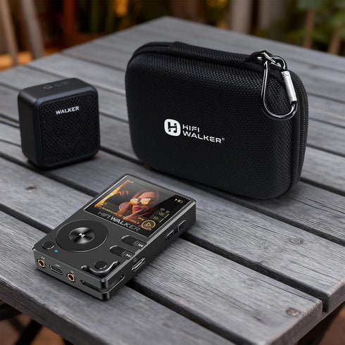 HIFI WALKER MP3 H2, H2 G7, Player Case Compatible with Touch and Portable Hard EVA Carrying Case for Earphones, USB
