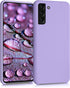 kwmobile TPU Silicone Case for Samsung Galaxy S21 Plus - Soft Finish Phone Cover in Lavender