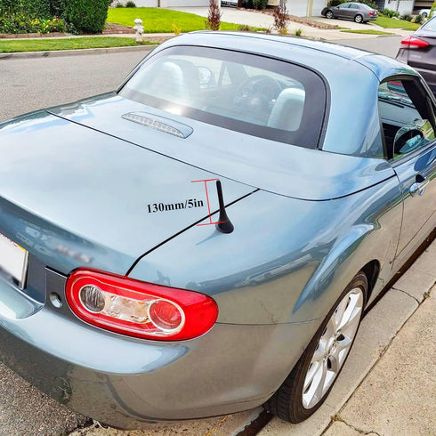 BASIKER 5 Inch Short Radio Mast Antenna for 2006-2024 Mazda Miata MX-5, Car Wash Safe