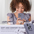 SURPHY Compatible with iPhone 13 Pro Case - Liquid Silicone Phone Case with Screen Protector, Camera Protection & Soft
