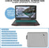 13.3 Inch Laptop Sleeve Case, Shockproof Protective Cover with Accessories Pocket, Compatible with MacBook Air/Pro