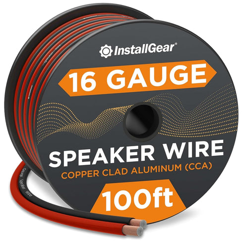 InstallGear 16 Gauge Speaker Cable - 100 ft True Spec Soft Touch