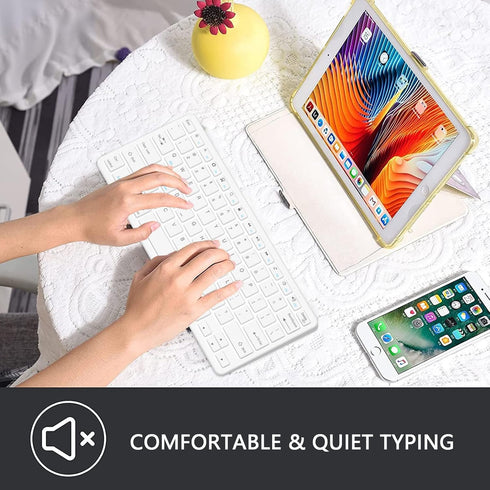 TaIYanG Bluetooth Keyboard for iPad - Wireless Compatible with iPad 10th/10.2(9th/8th/7th Gen), Air 5th/4th, Pro, Mini