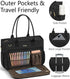 Bagstellar 15.6 inch 40oz Teacher Bags for Women, Laptop Work Tote Bag Quilted Nurse Bible Computer Shoulder Bag