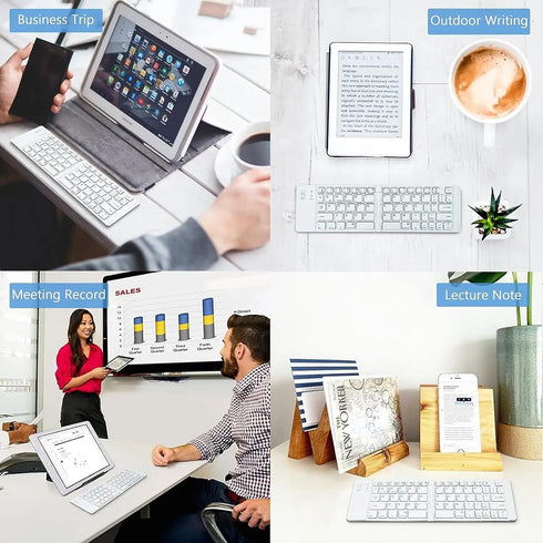 Tek Styz 511 Wireless Bluetooth Keyboard Compatible with Spice Mobile X-Life Pro Built-in Phone Holder/Stand-Ultra Slim