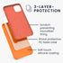 kwmobile iPhone 11 Case, TPU Silicone Phone Cover with Soft Finish in Fruity Orange
