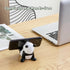 Kawaii Phone Stand for Desk, Adjustable Smartphone and Tablet Holder, Cute Panda Design, Aesthetic Room Decor (White)