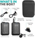 Movo WMX-1 2.4GHz Wireless Lavalier Microphone System, Compatible with DSLR Cameras, Camcorders, iPhone, Android