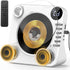 Greadio CD Player with Bluetooth, Desktop CD Player for Home,HiFi Speakers,Remote Control,USB,LED Display,Timer,Repeat,EQ