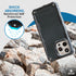 Pelican Shield Brushed Aluminum iPhone 15 Pro Case 6.1", Compatible with MagSafe, 21ft Military Grade Protection, Black