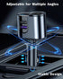 LIHAN Cigarette Lighter USB C Charger, 12V/24V Outlet Splitter with 3 USB Ports, LED Voltage, Compatible for iPhone