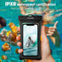 CACOE Floatable Waterproof Phone Case 2 Pack, Up to 7.0", Adjustable Neck Lanyard, IPX8 Cell Phone Dry Bags for Beach
