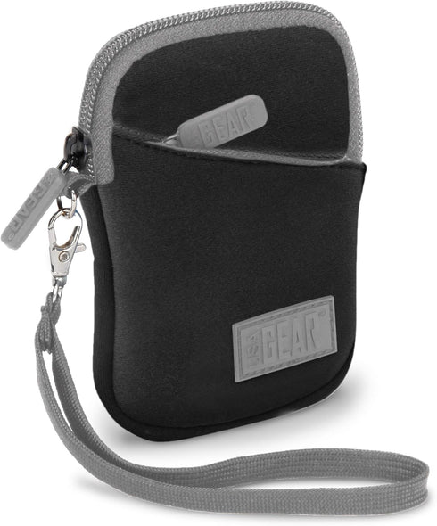 USA Gear Point and Shoot Camera Case, Black, Compatible with Nikon Coolpix A10, S4300, S6900, W300, Neoprene Sleeve