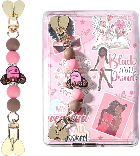 Silicone Beaded Strap for Kindle - E-Reader Hand Strap Chain for Kindle