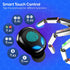 TALK WORKS True Wireless Earbuds, Gaming Headphones with BT 5.0, Noise Cancellation, USB-C Charging Cable (Black)