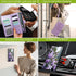 Varikke Wallet Case for Galaxy S22 Ultra - Detachable Card Holder with Glitter Leather Strap, Magnetic Flip Cover.