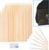 Kare & Kind 100 PCS Bamboo Stylus for Scratch Art - Engraving Tool for Scratch Pads for Arts, Crafts, DIY Items - Also for Painting, Drawing