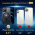 Magnetic Case for iPhone 12/12 Pro, Military Grade Drop Tested, Compatible with MagSafe, Shockproof Black