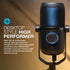JLab Talk USB Microphone with USB-C Output, Cardioid, Omnidirectional, 96k Sample Rate, Volume Control, Plug & Play