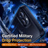 iPhone 15 Case, Shockproof Military Grade Protection, Slim Translucent Hard Back, Black, 6.1'' - Durable & Stylish.