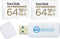 SanDisk MAX Endurance 64GB TF Card MicroSDXC (2 Pack) for Dash Cams & Home Security with Card Reader Bundle