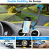 Heavy Duty Gooseneck Car Phone Holder 14'' for Truck, Flexible Long Arm, Anti-Shake Stabilizer, Suction Cup Mount