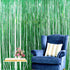 Iridescent Foil Fringe Curtains for Rainforest Jungle Theme Party Supplies, 2 Packs (W) 3.28*(H) 6.56 Ft