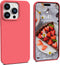 IceSword Compatible iPhone 14 Pro Case - Berry (2022), Liquid Silicone, Slim Full Body Protective, Hot Pink