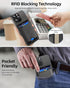 for Magsafe Wallet, Magnetic Wallet for iPhone 16/15/14/13/12, Adjustable Stand, Wallet Tracker, 6 Cards Holder, Vegan