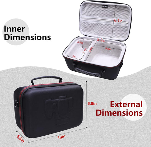 LTGEM EVA Hard Case for Panasonic LUMIX FZ80 - Travel Protective Carrying Storage Bag for Digital Camera