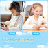 80/90dB 3.5mm ZIUMIER Kids Headphones, with Microphone, Volume Limiter, Audio Sharing Port, Wired Toddler Headphones