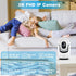 Cloarks 2K 2-Way 24/7, 2 Pack Pan/Tilt Security Camera, WiFi Indoor Cameras for Home Security with AI Motion Detection