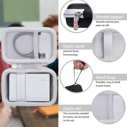 khanka Hard Travel Case for Anker PowerCore Speed 10000 10000mAh QC Charge 3.0 Portable External Charger