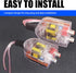 2 PCS Car High Frequency to Low Frequency Output Converter - Speaker Output to RCA Audio Signal Adapter