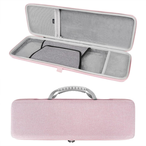Geekria 65% Keyboard and Mouse Combo Case, Hard Shell Travel Bag for 68 Keys Compact Keyboard, Compatible with YUNZII