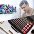 ShellKingdom Battery Organizer Storage Case with Tester, Hard Fireproof Waterproof Holder Box for 161 Batteries,