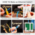 50PCS RJ45 Connectors, Ethernet Cat6 Pass Through Connector for Solid or Stranded UTP Ethernet Cable